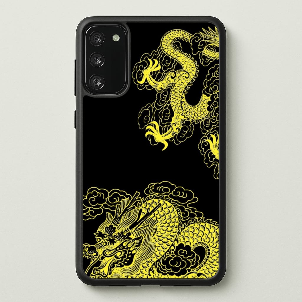 Yellow Dragon - Dragon Phone Case for Galaxy A41
