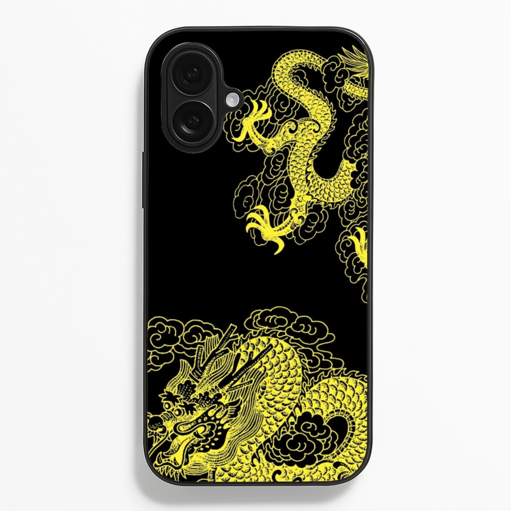 Yellow Dragon - Dragon Phone Case for iPhone 16 Plus