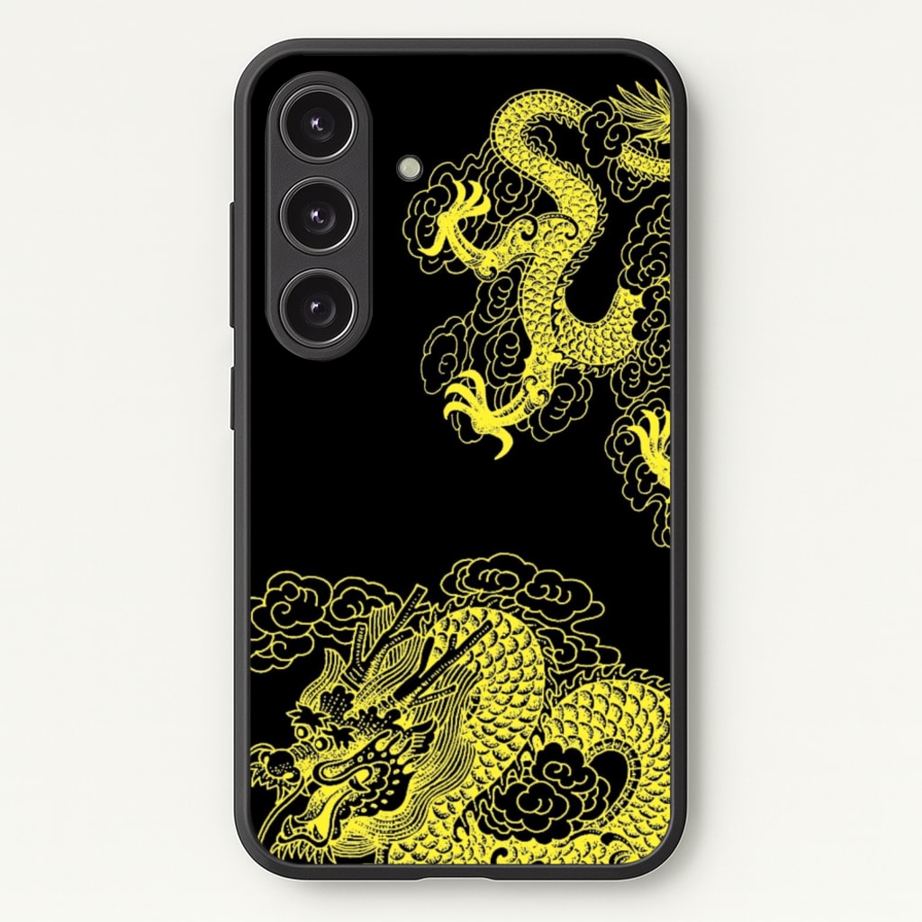 Yellow Dragon - Dragon Phone Case for Galaxy S24FE