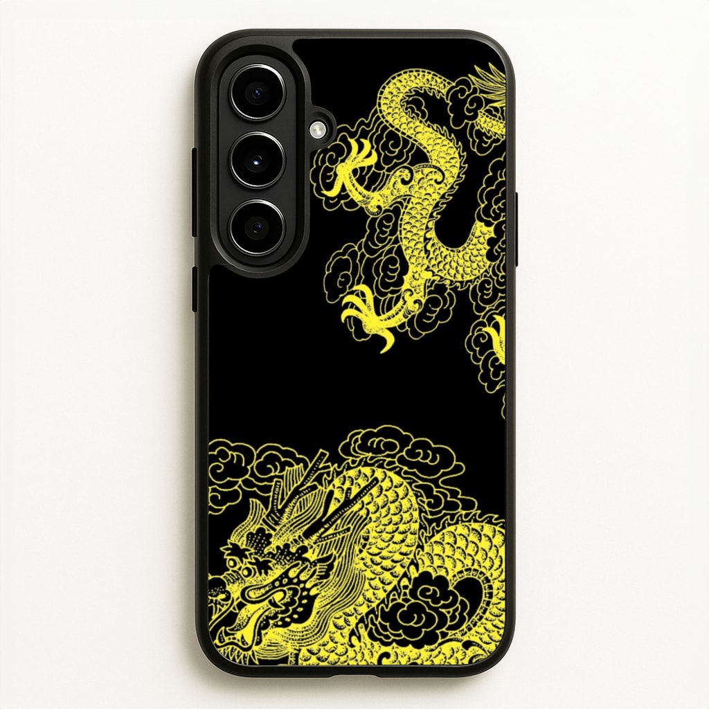 Yellow Dragon - Dragon Phone Case for Galaxy A56