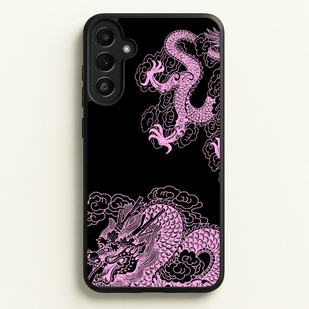 Purple Dragon - Dragon Phone Case for Galaxy A34