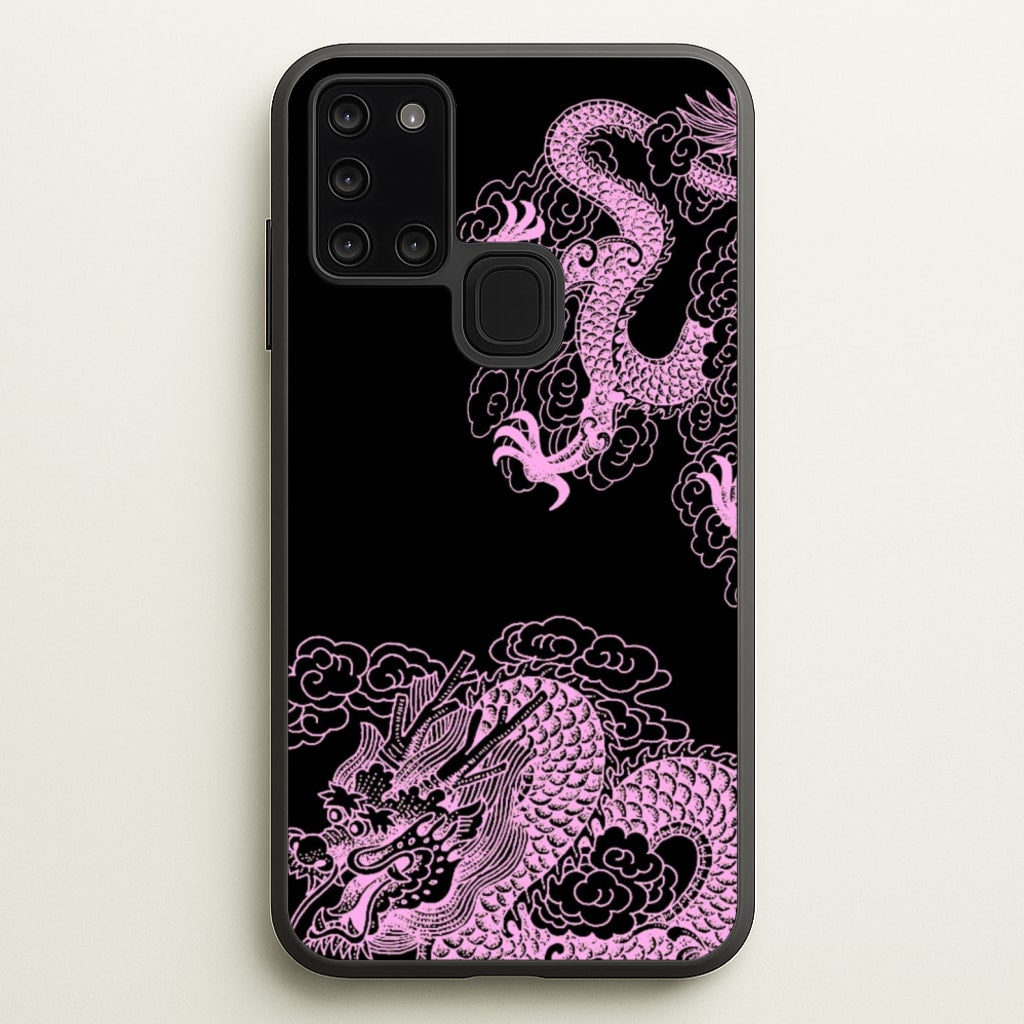Purple Dragon - Dragon Phone Case for Galaxy A21s