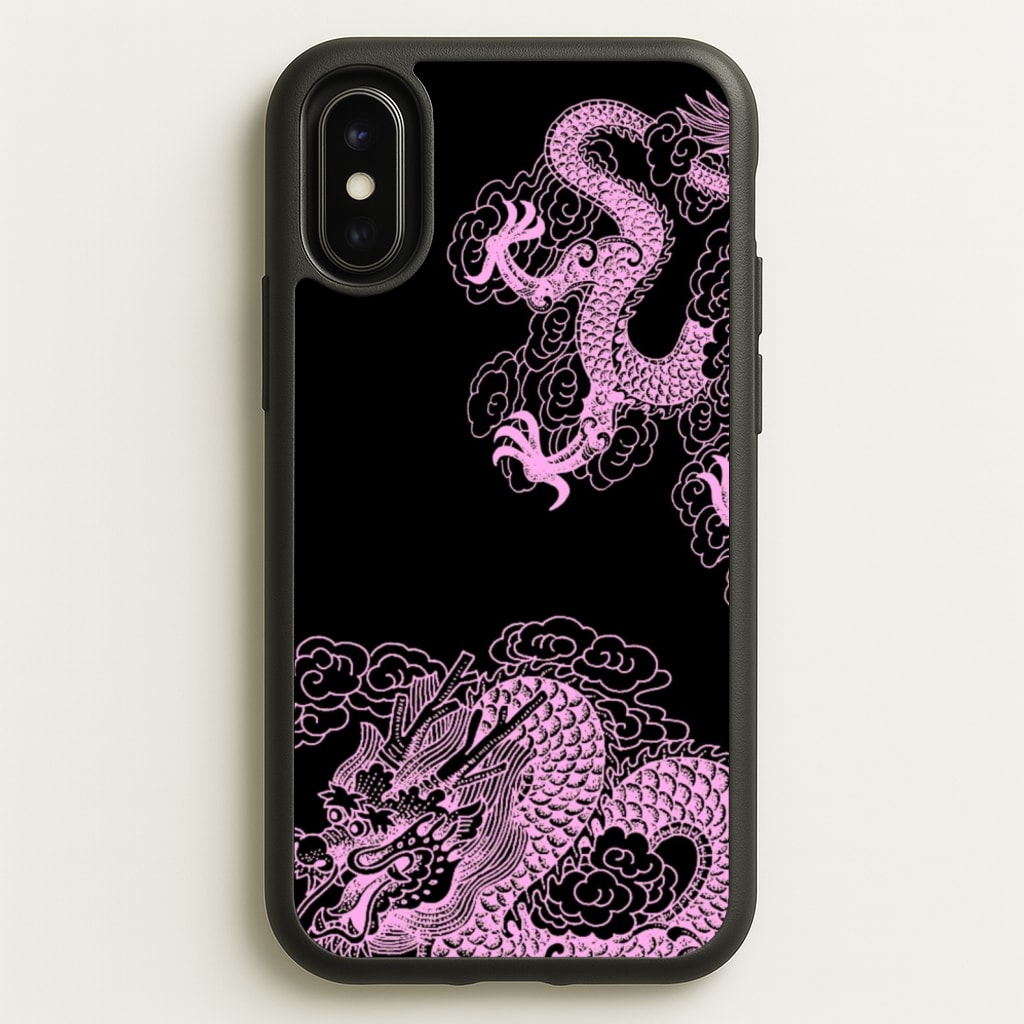 Purple Dragon - Dragon Phone Case for iPhone X / XS
