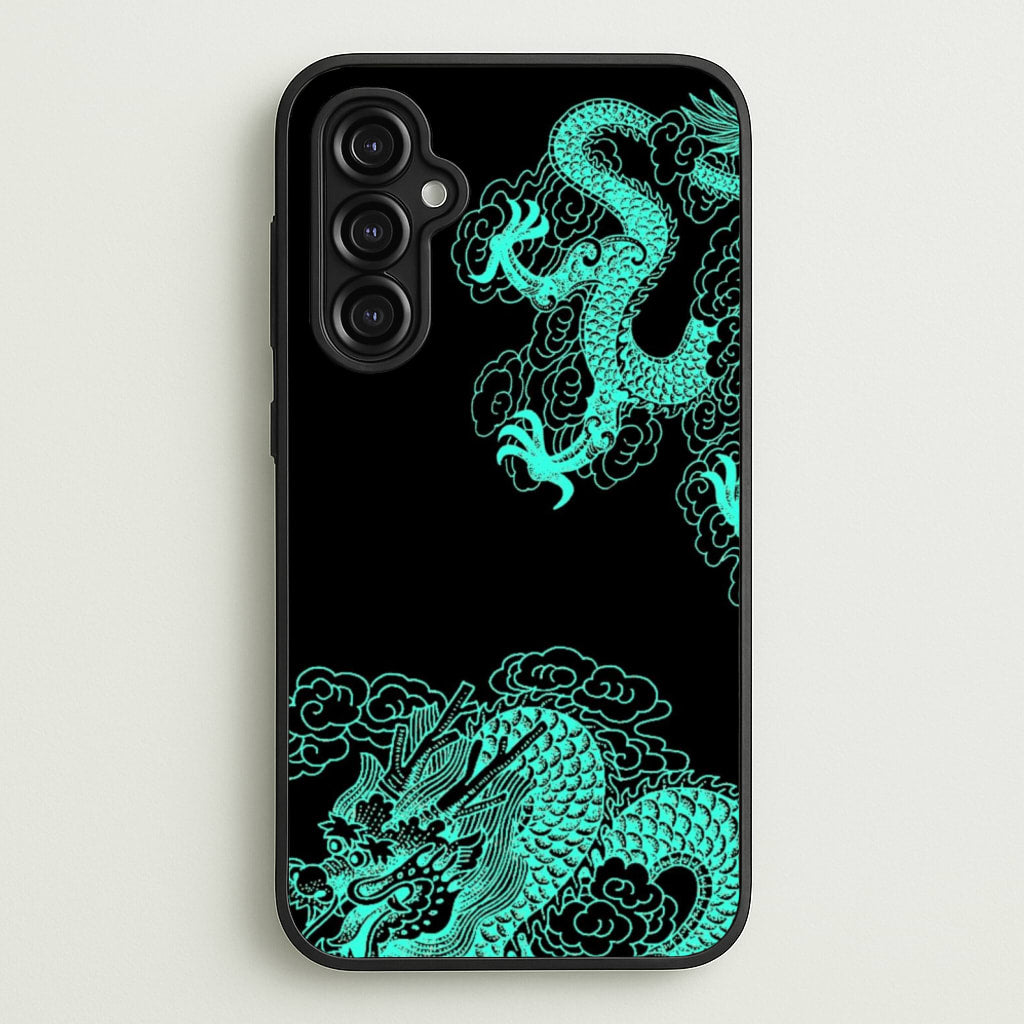 Green Dragon - Dragon Phone Case for Galaxy A14