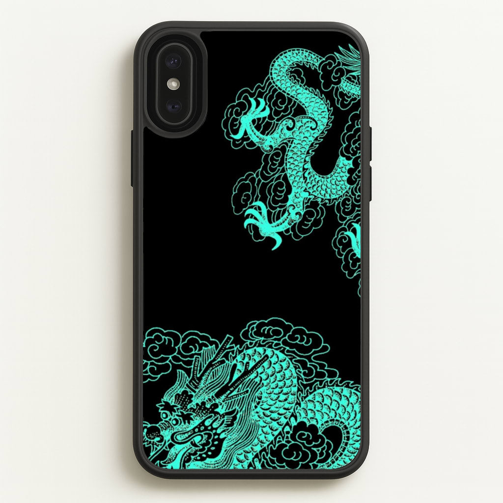 Green Dragon - Dragon Phone Case for iPhone XS Max