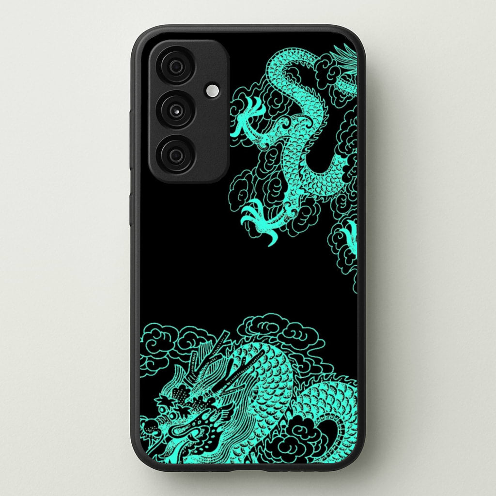 Green Dragon - Dragon Phone Case for Galaxy A55