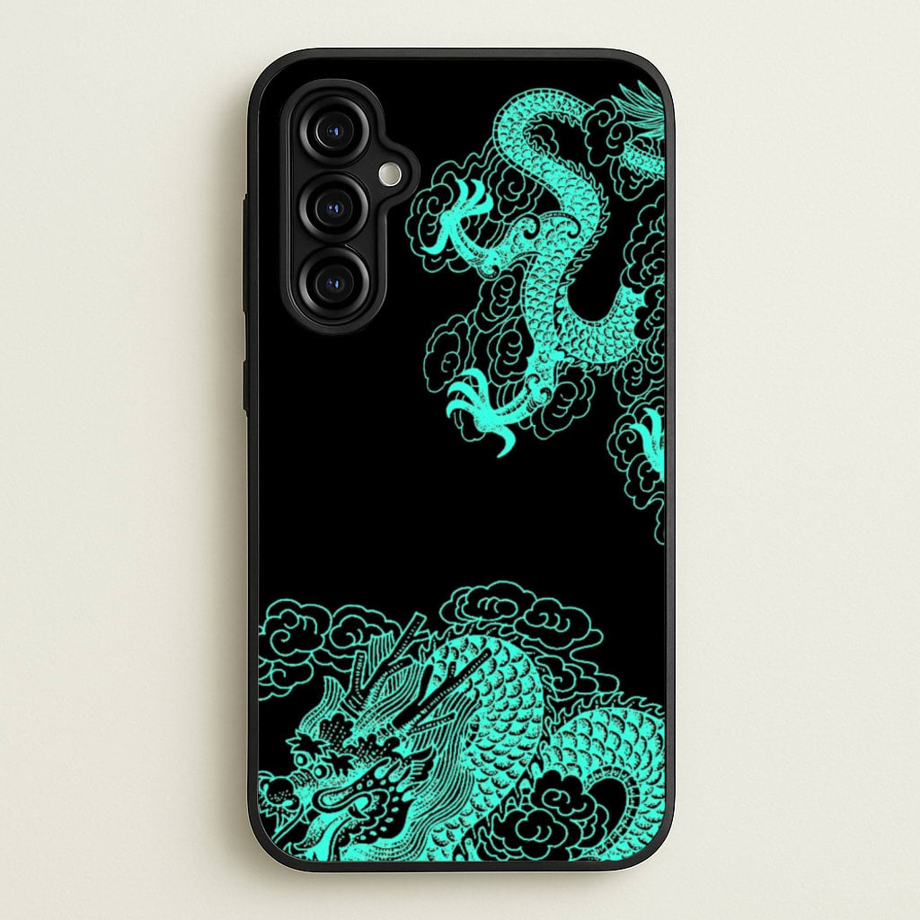 Green Dragon - Dragon Phone Case for Galaxy A54
