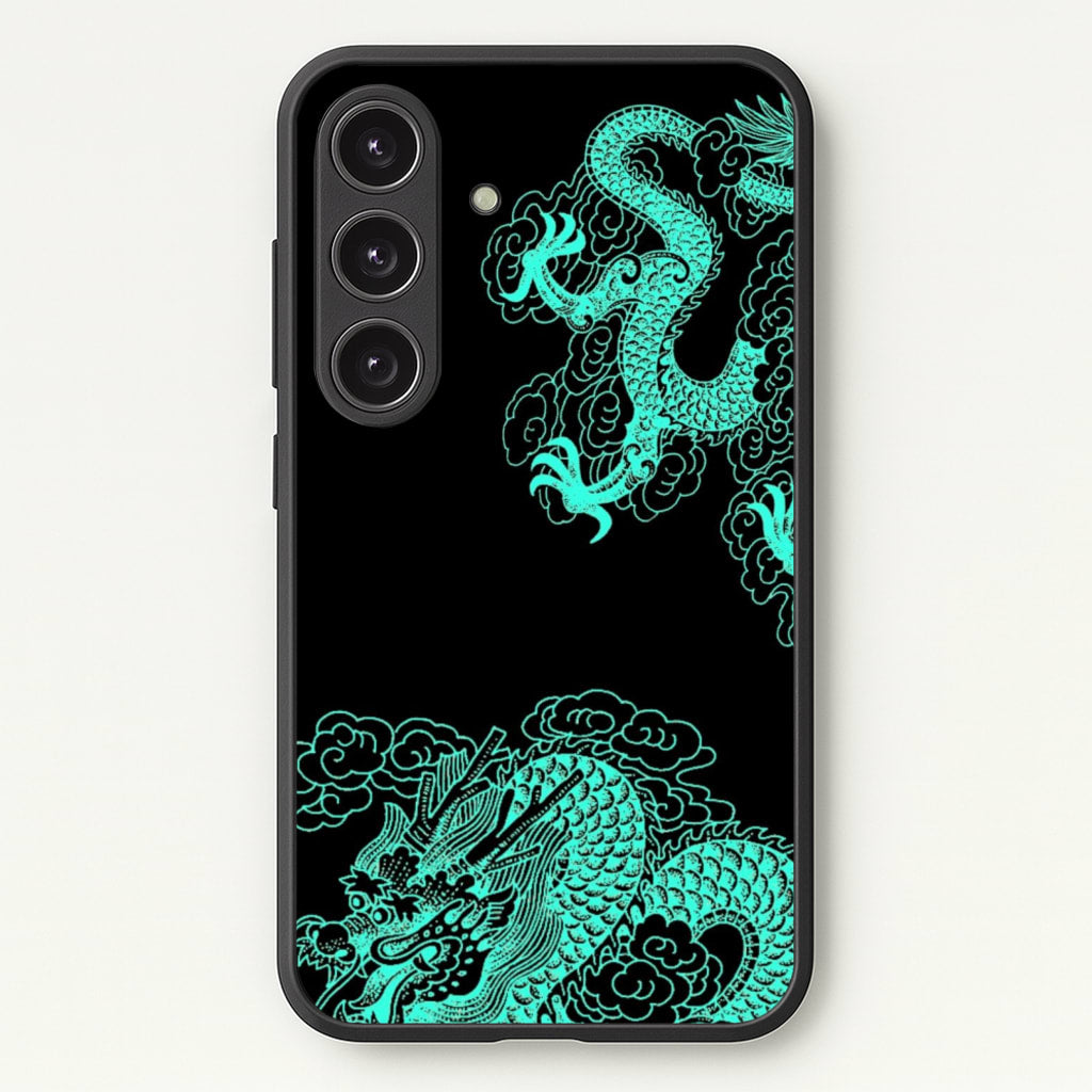 Green Dragon - Dragon Phone Case for Galaxy S24 Plus