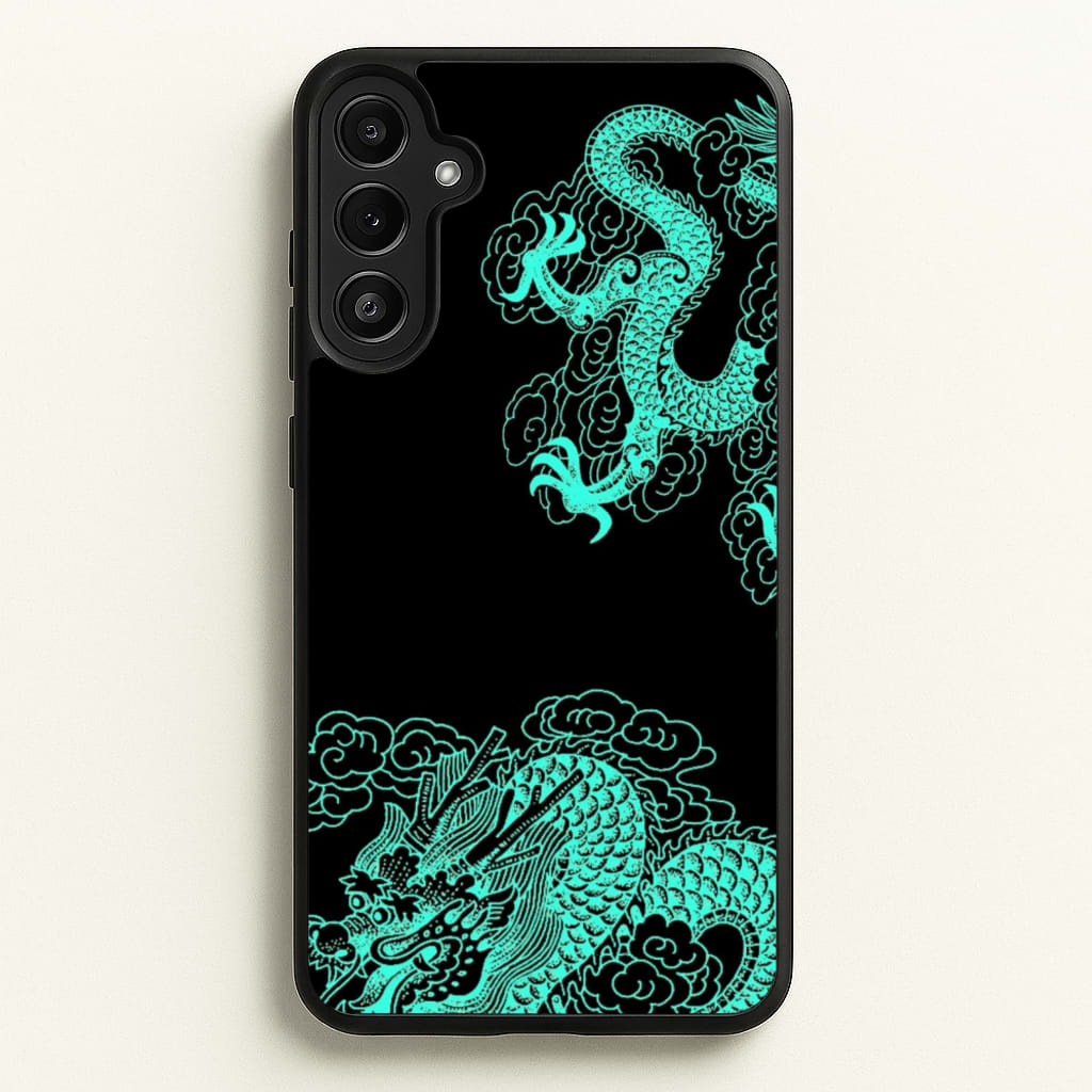 Green Dragon - Dragon Phone Case for Galaxy A34