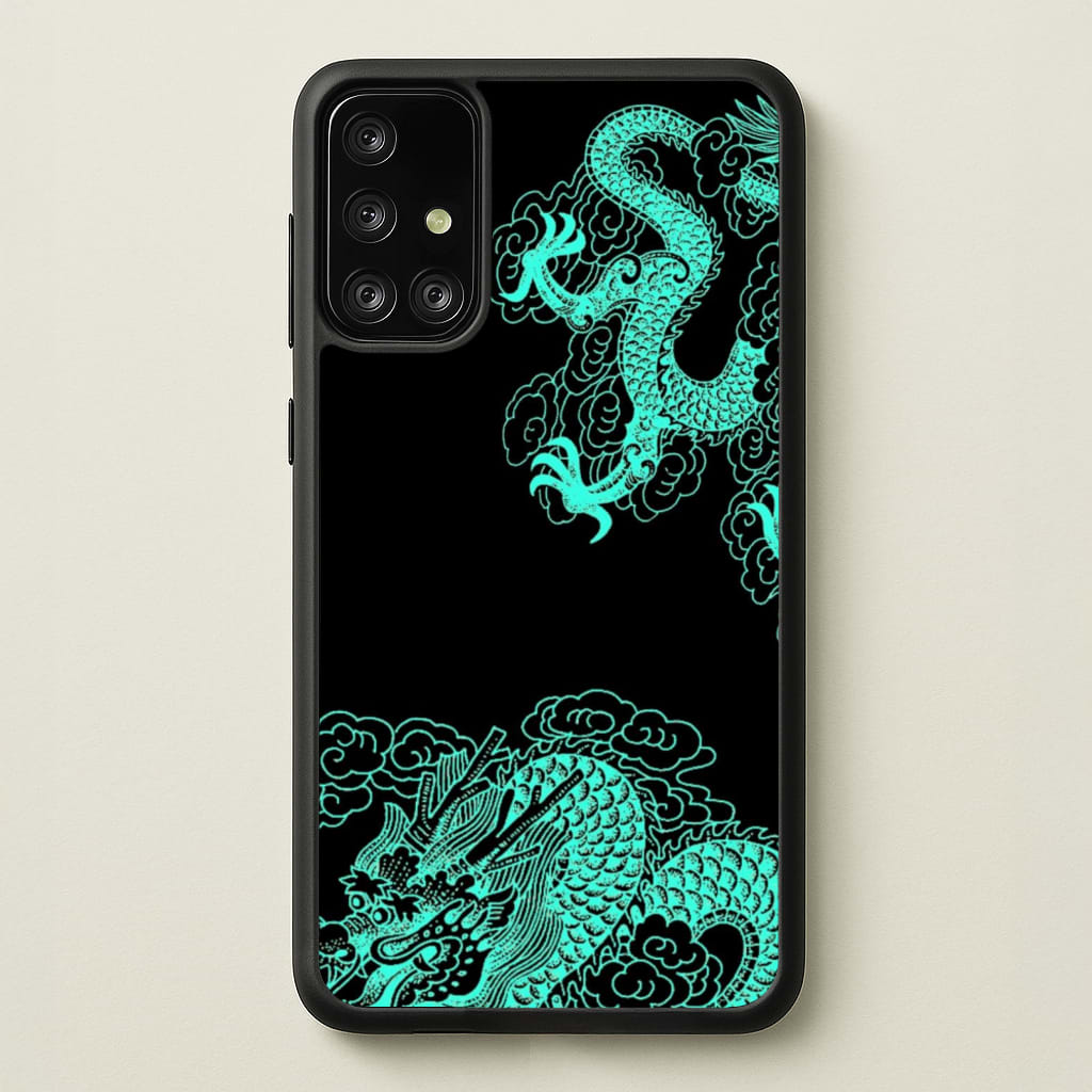 Green Dragon - Dragon Phone Case for Galaxy A71