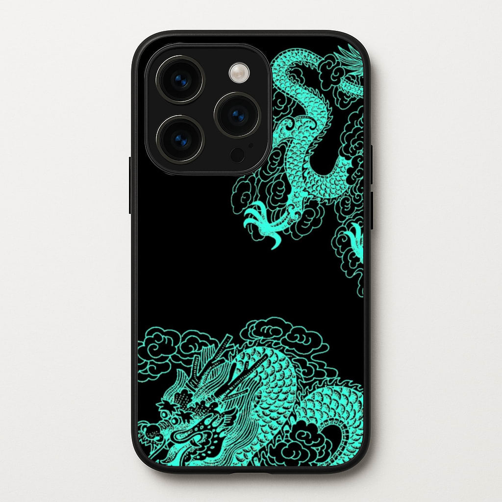 Green Dragon - Dragon Phone Case for iPhone 14 Pro