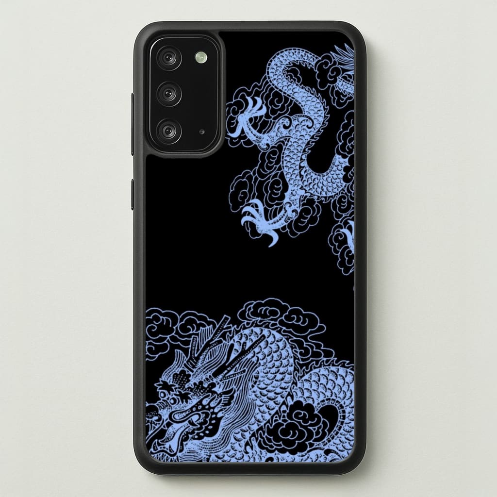 Dark Blue Dragon - Dragon Phone Case for Galaxy Note 20