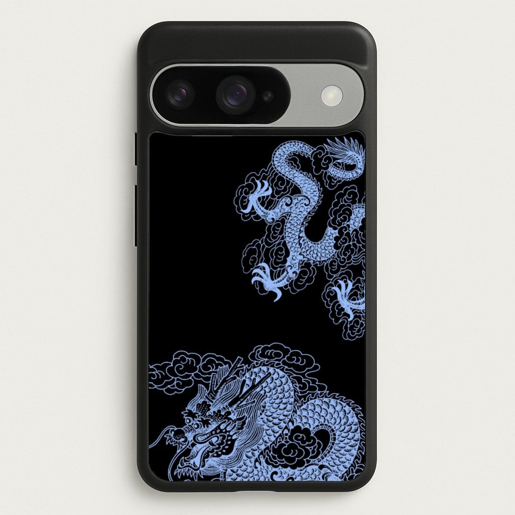 Dark Blue Dragon Phone Case for Google Pixel 10 / 10 Pro