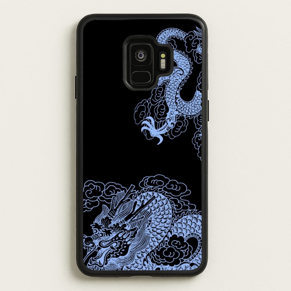 Dark Blue Dragon - Dragon Phone Case for Galaxy S9