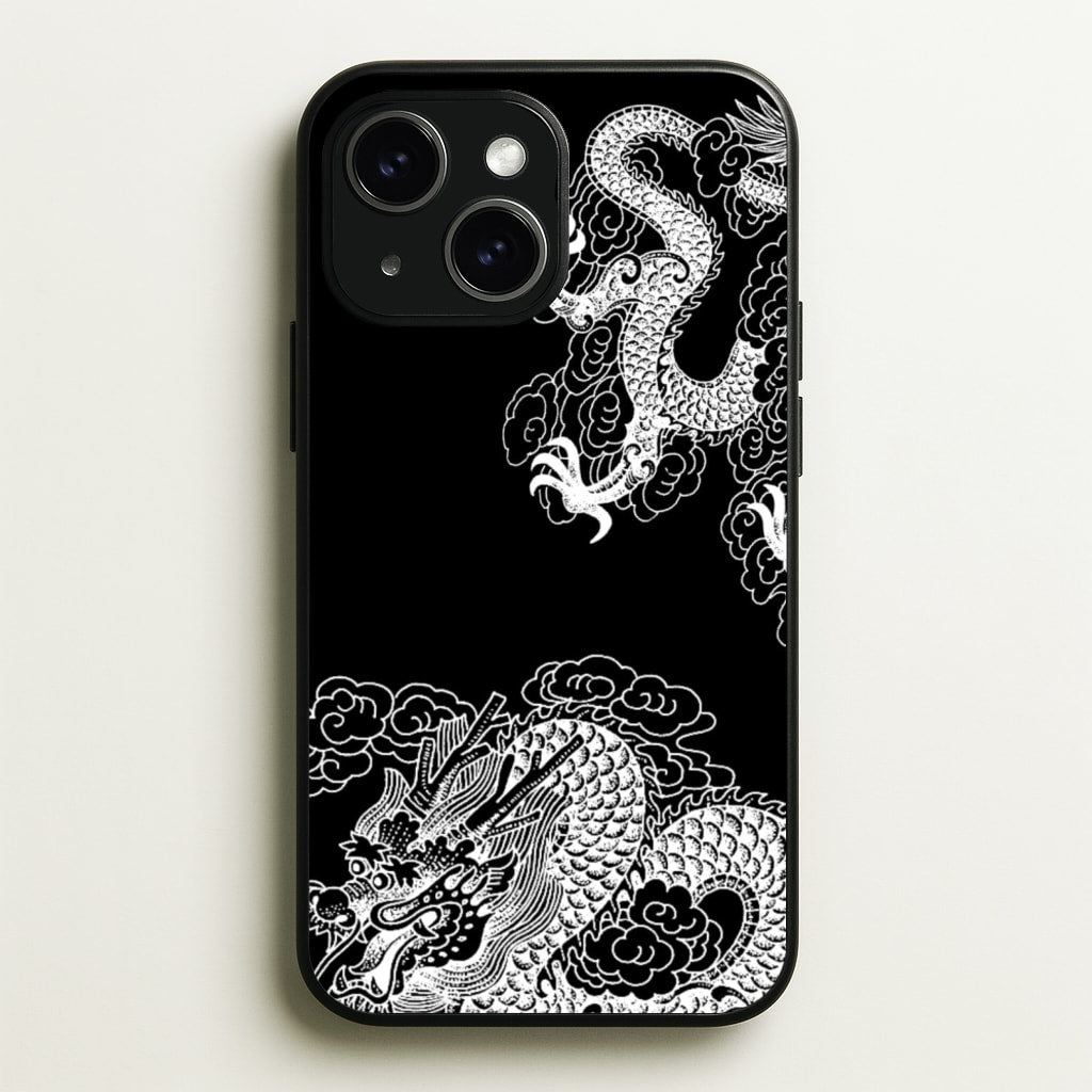 White Dragon - Dragon Phone Case for iPhone 15