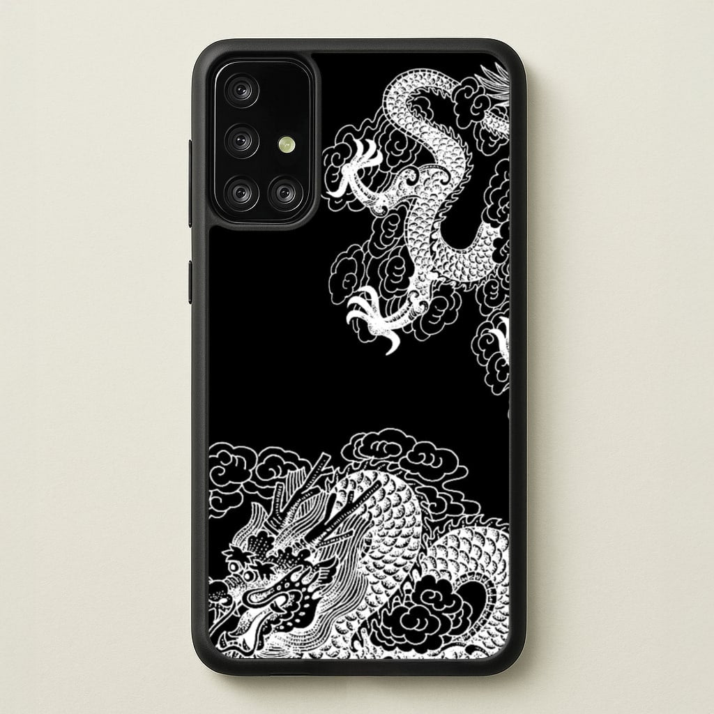 White Dragon - Dragon Phone Case for Galaxy A71