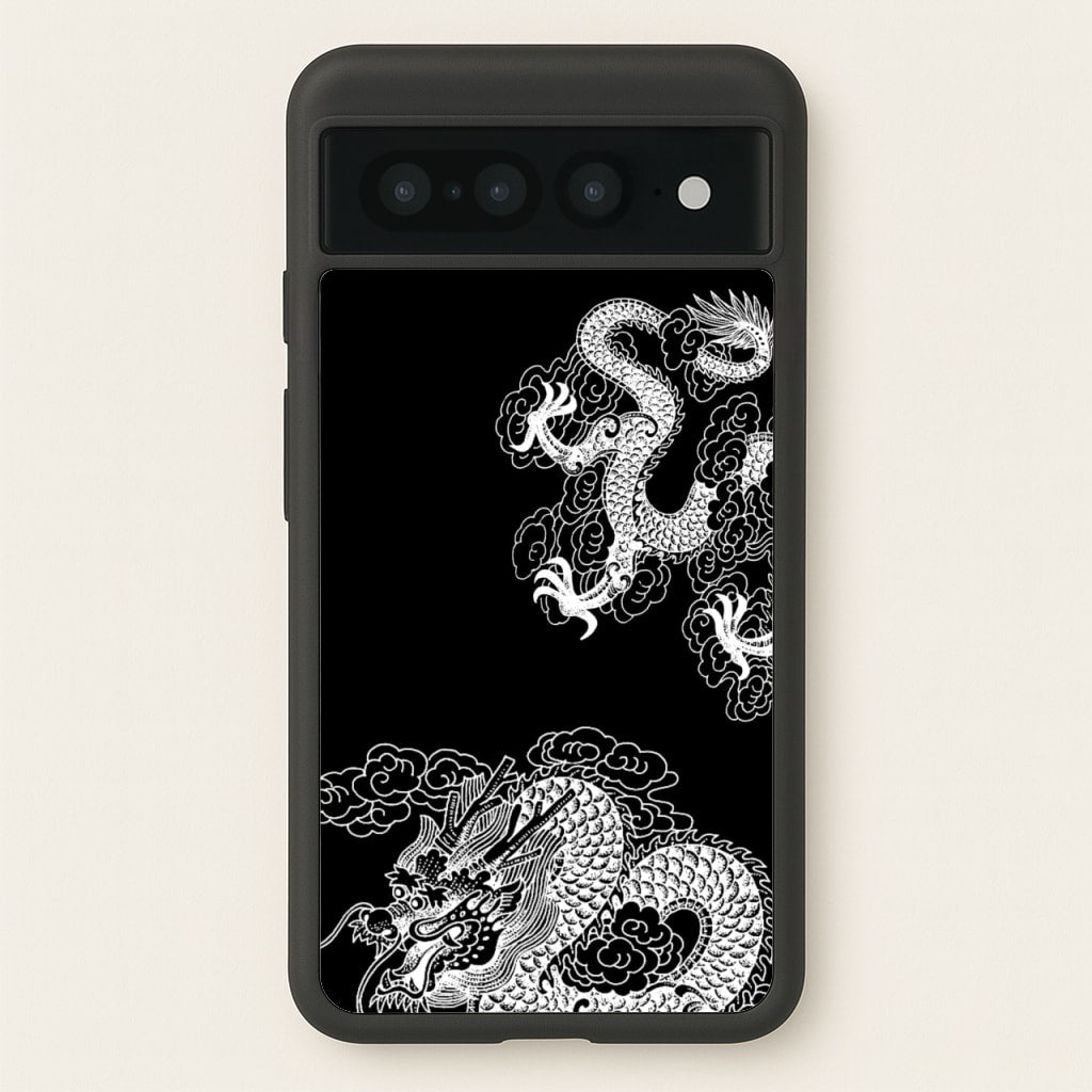 White Dragon - Dragon Phone Case for Google Pixel 7 Pro