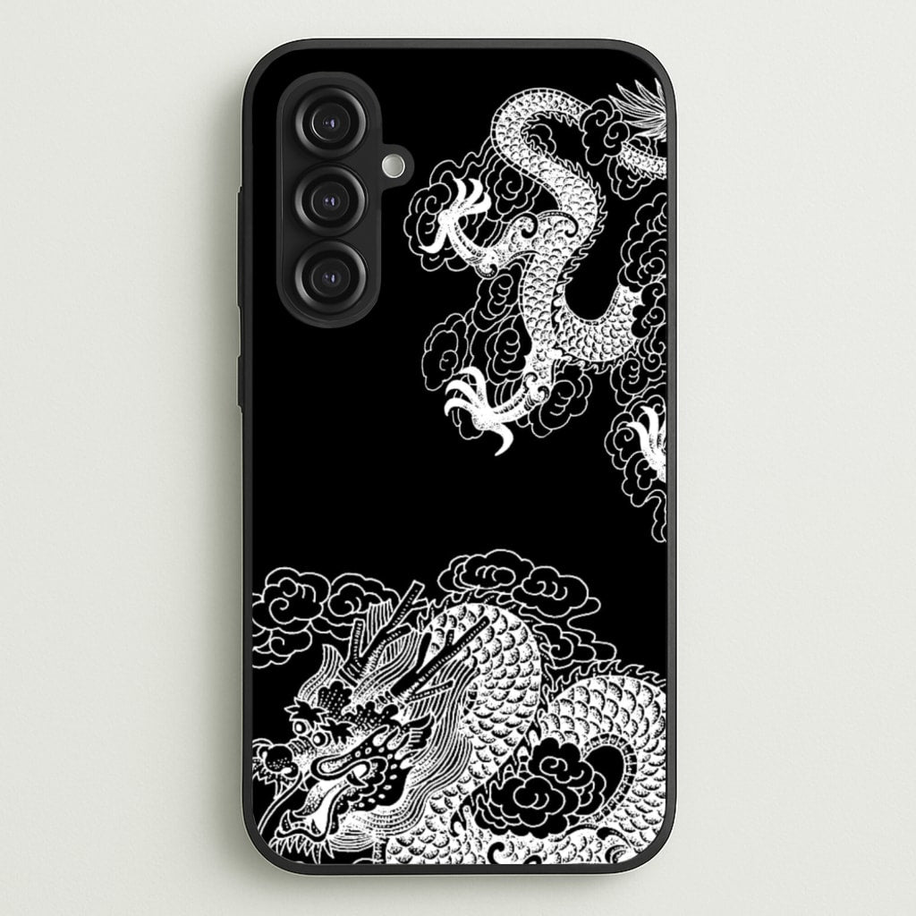 White Dragon - Dragon Phone Case for Galaxy S23FE