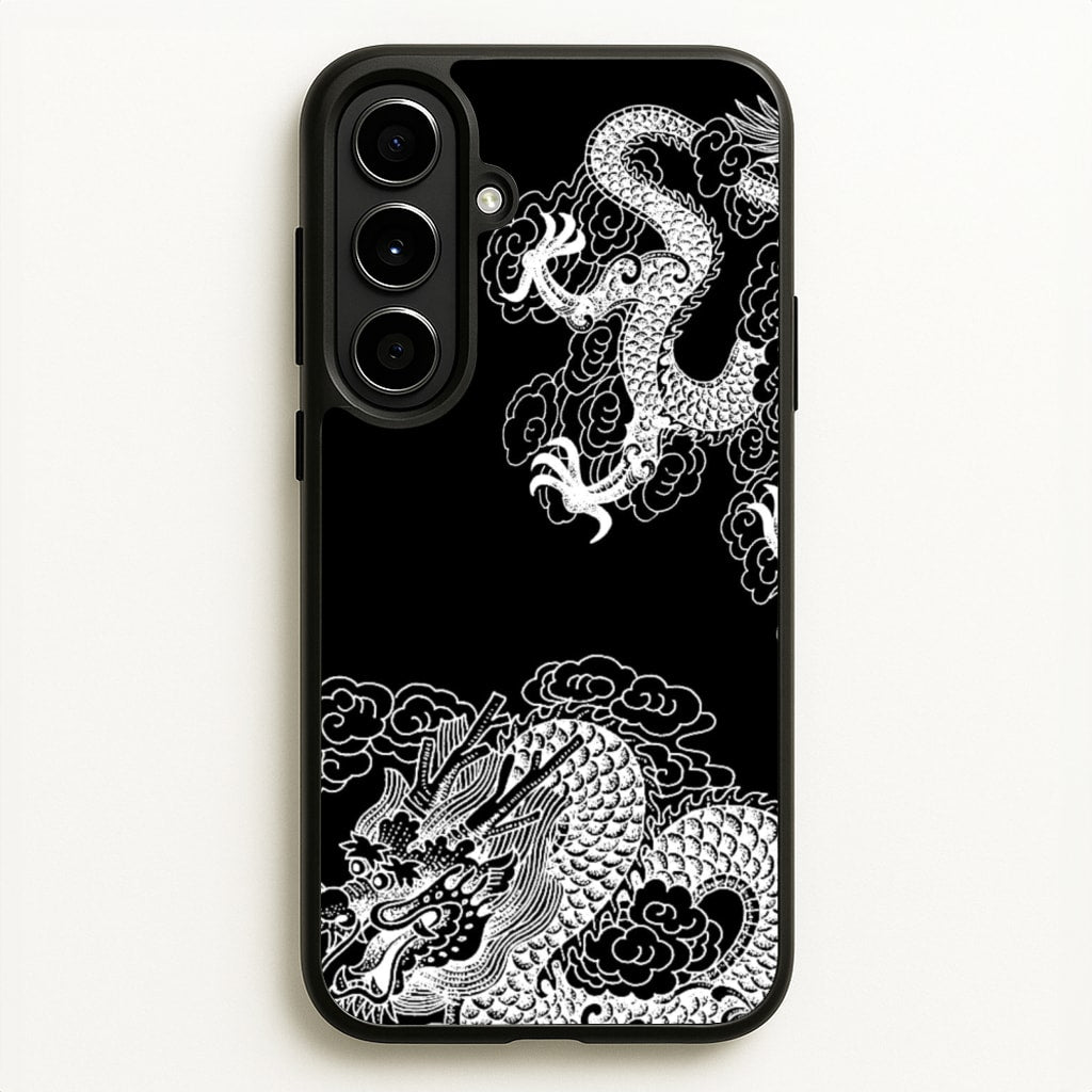 White Dragon - Dragon Phone Case for Galaxy A56