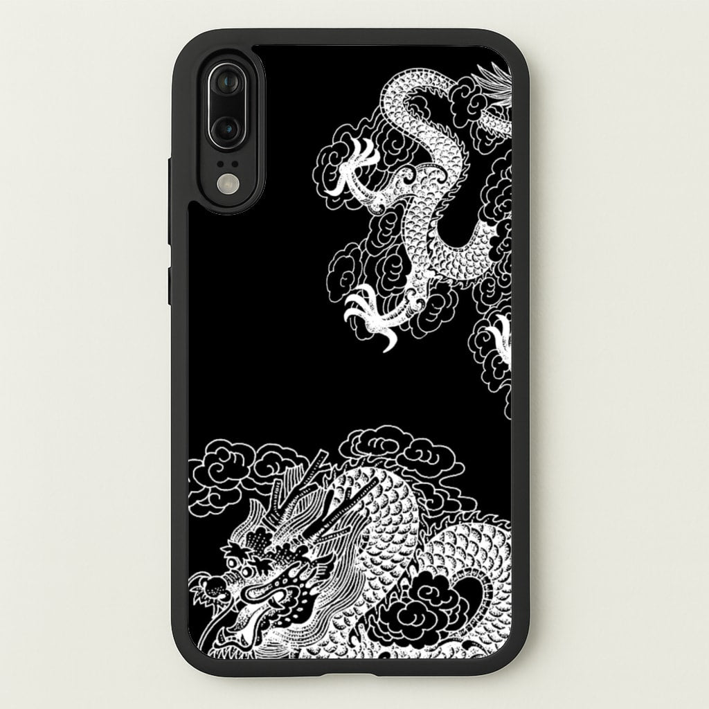 White Dragon - Dragon Phone Case for Huawei P20