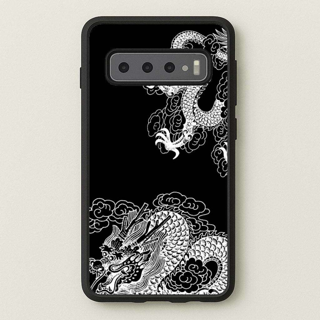 White Dragon - Dragon Phone Case for Galaxy S10