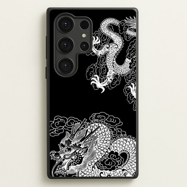 White Dragon - Dragon Phone Case for Galaxy S25 Ultra