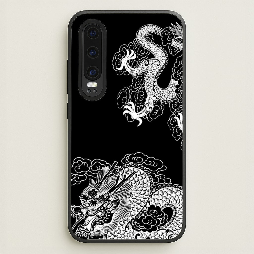 White Dragon - Dragon Phone Case for Huawei P30