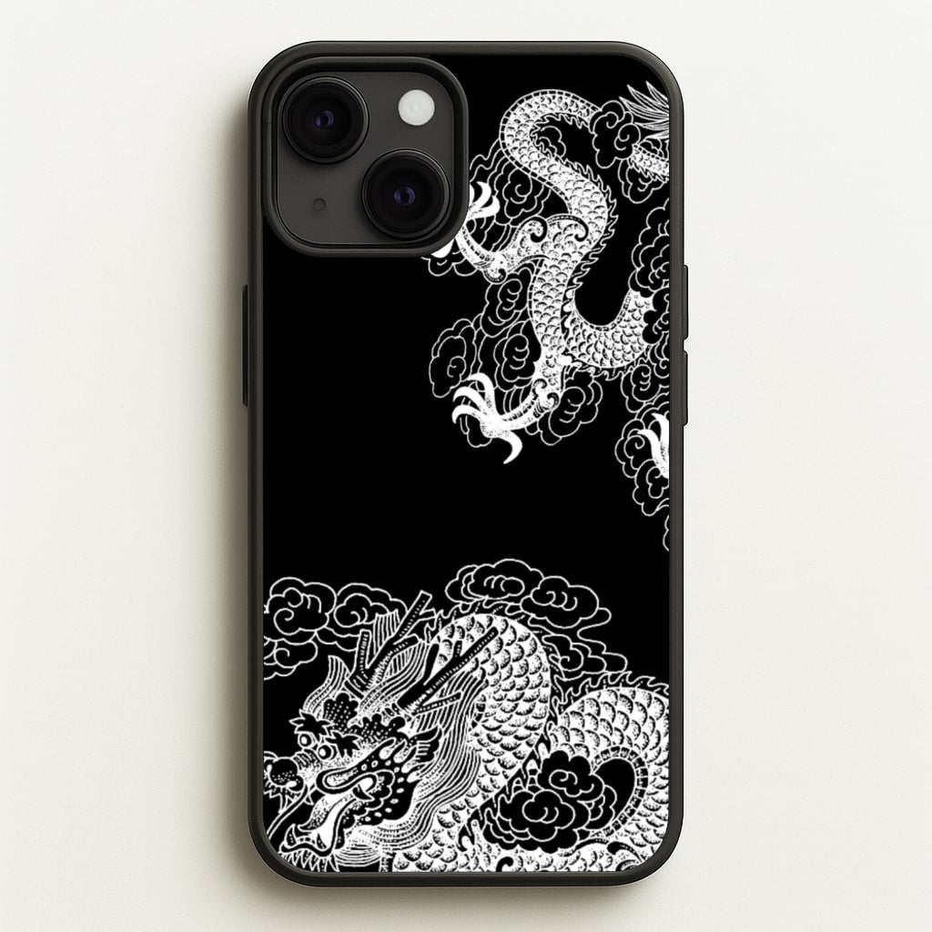 White Dragon - Dragon Phone Case for iPhone 13 Mini