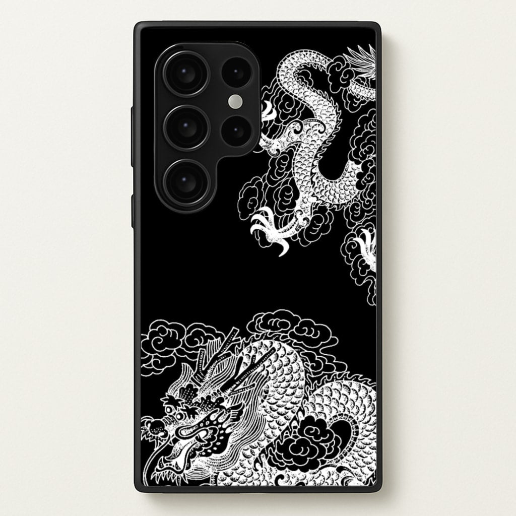 White Dragon - Dragon Phone Case for Galaxy S24 Ultra