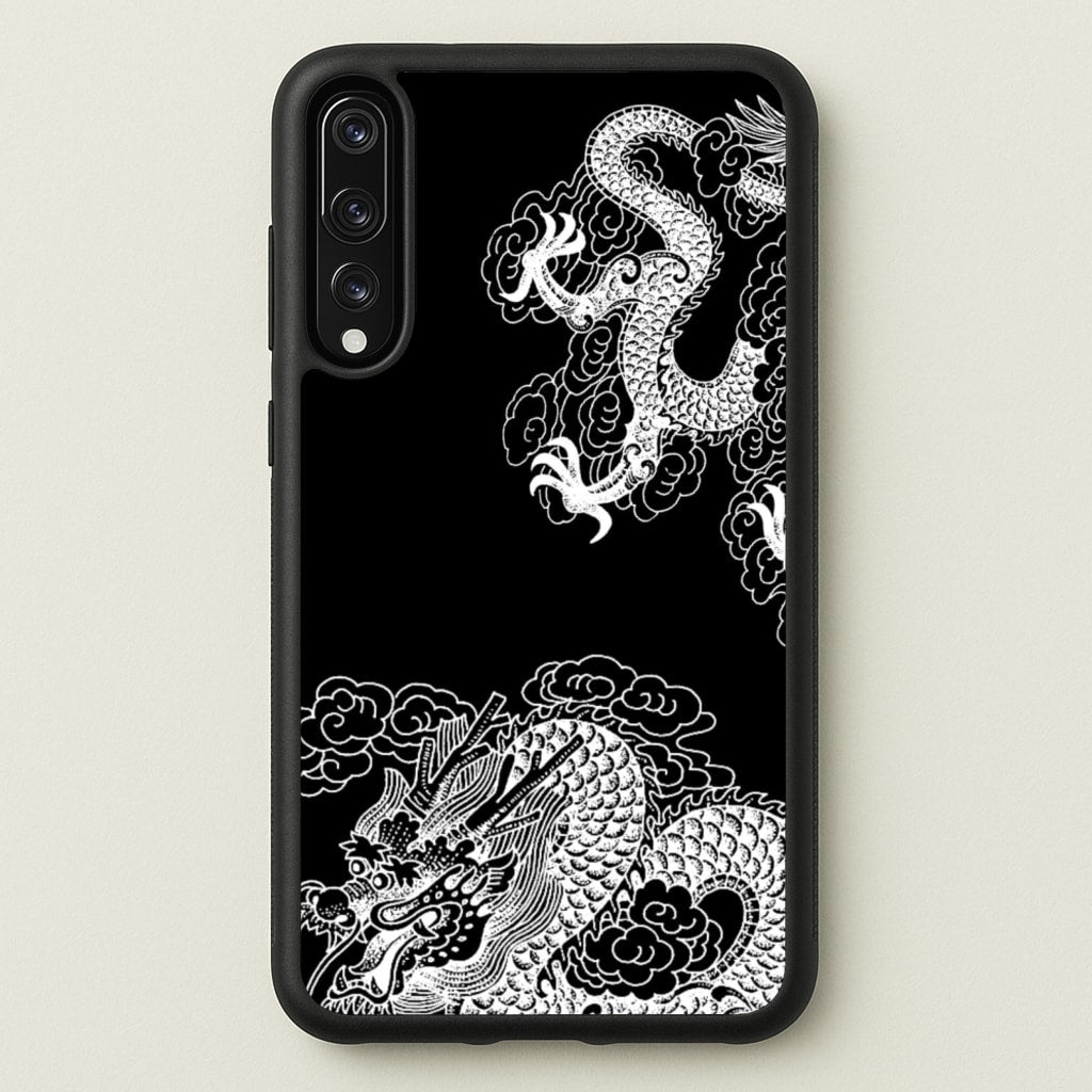 White Dragon - Dragon Phone Case for Huawei P20 Pro