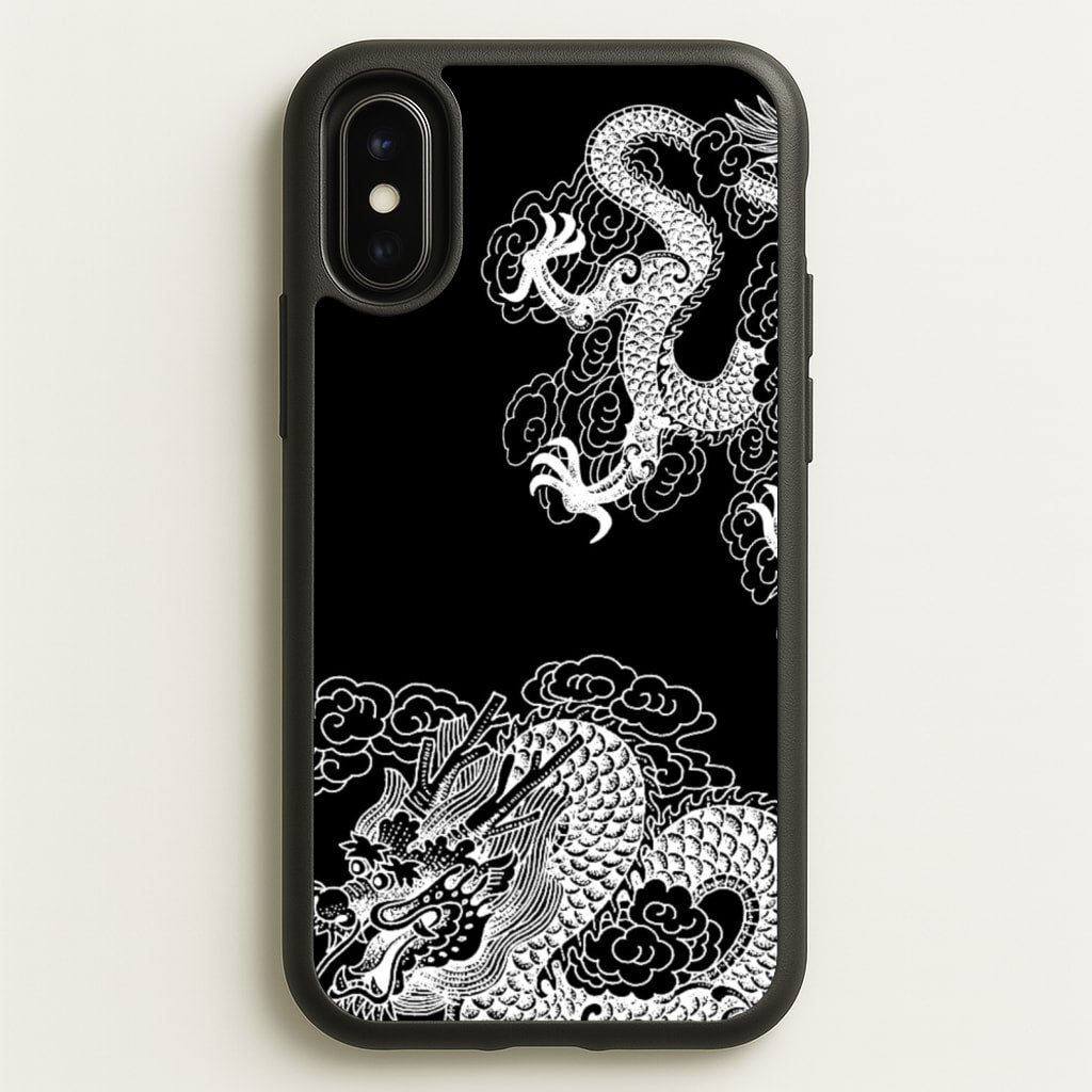 White Dragon - Dragon Phone Case for iPhone X / XS