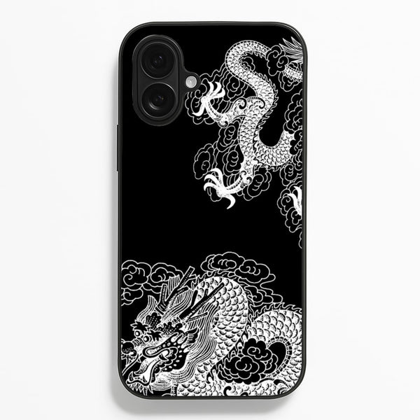 White Dragon - Dragon Phone Case for iPhone 16 Plus