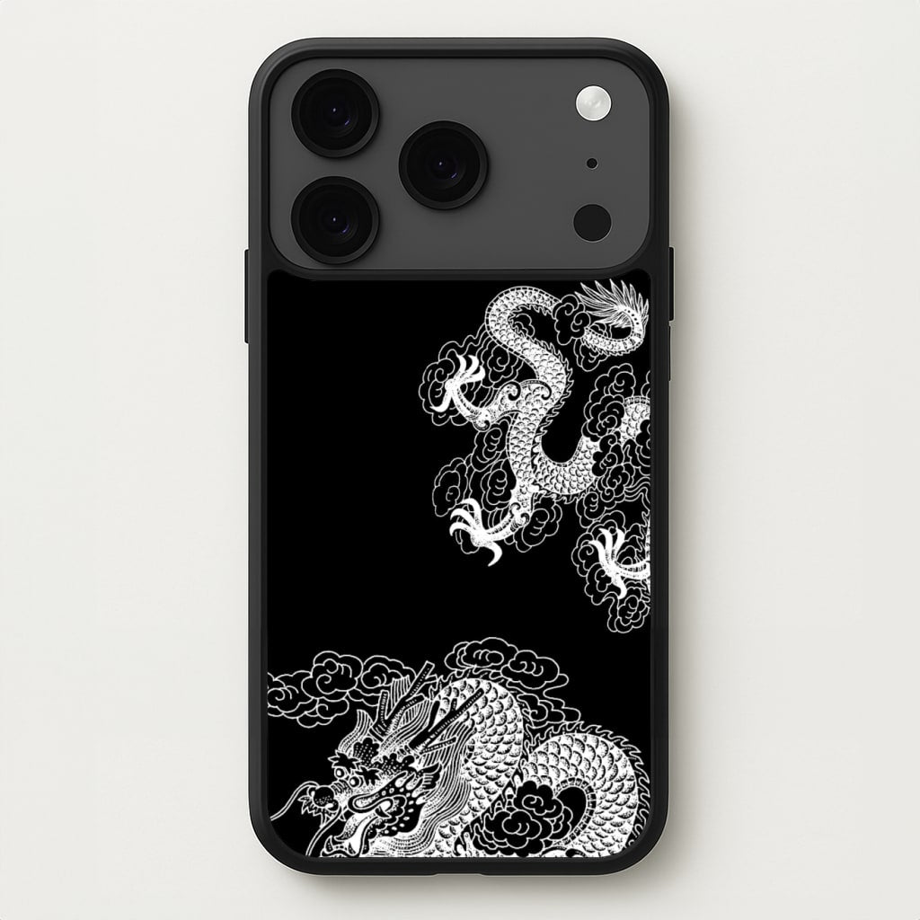 White Dragon Phone Case for iPhone 17 Pro Max