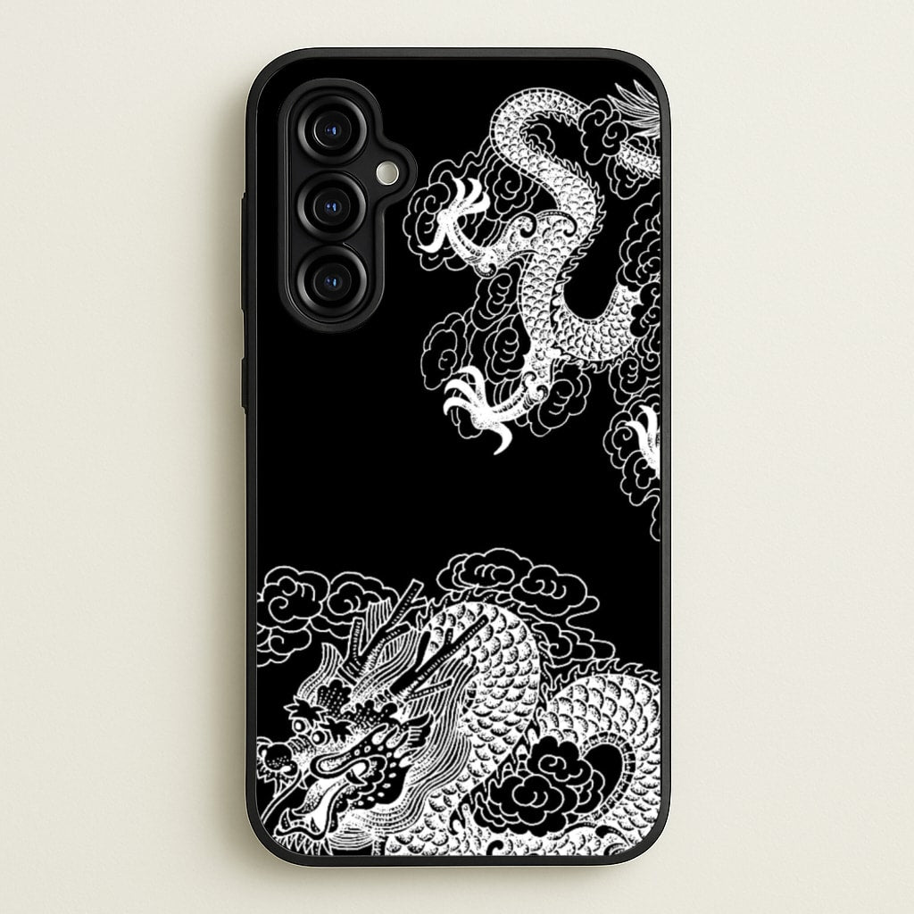 White Dragon - Dragon Phone Case for Galaxy A54