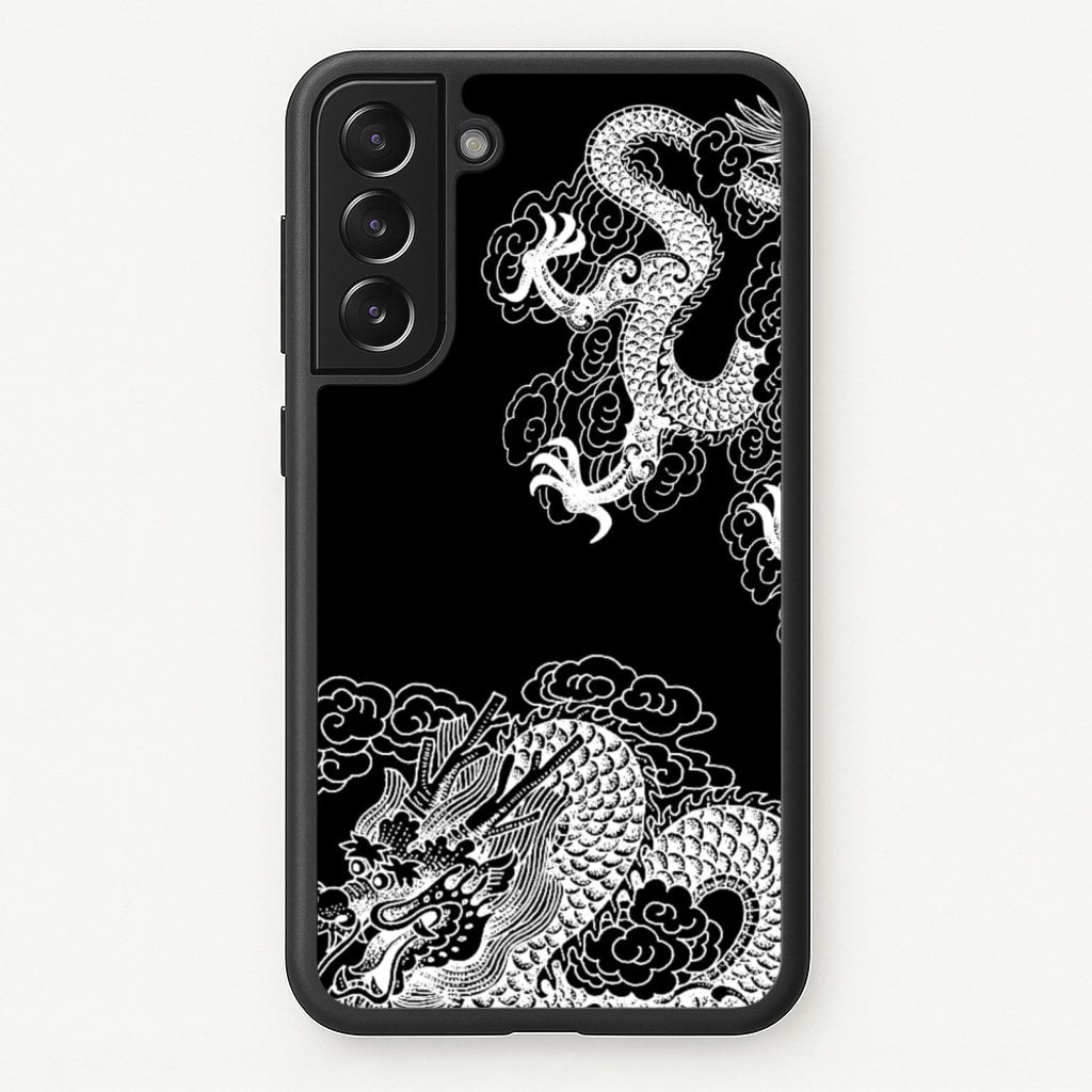 White Dragon - Dragon Phone Case for Galaxy S22 Plus