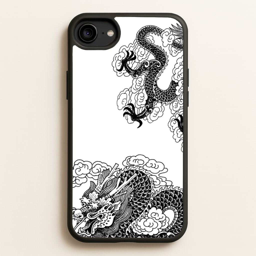 Black Dragon - Dragon Phone Case for iPhone 6 / 7 / 8 / SE