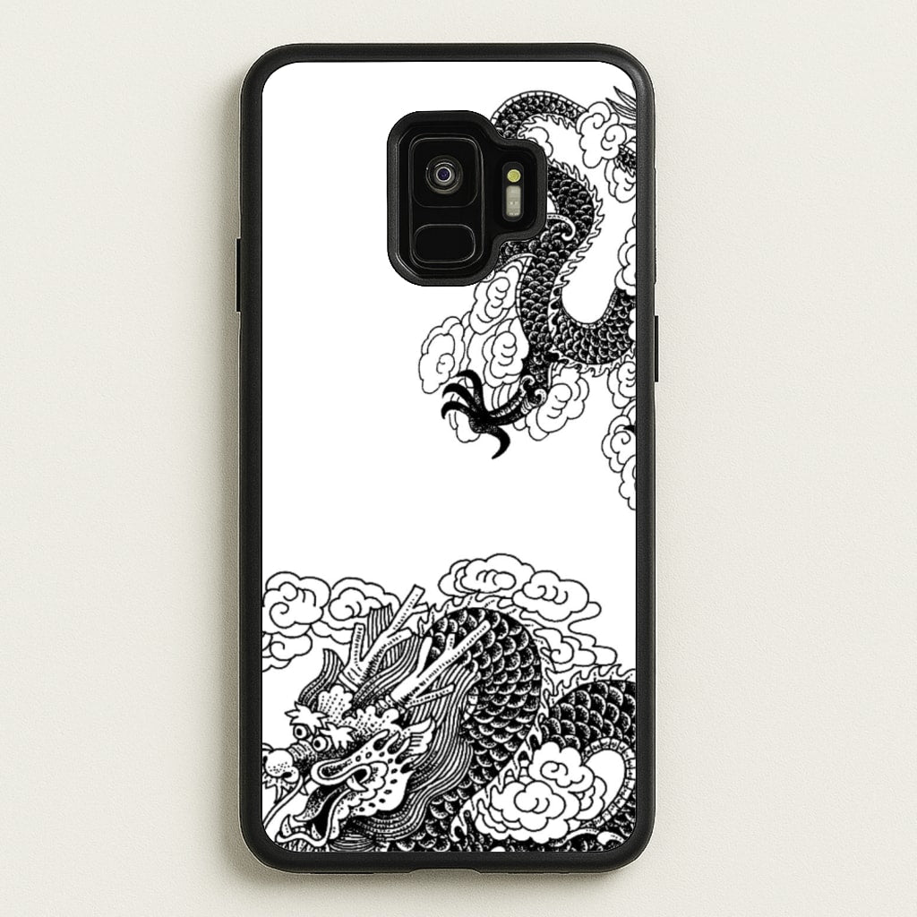 Black Dragon - Dragon Phone Case for Galaxy S9