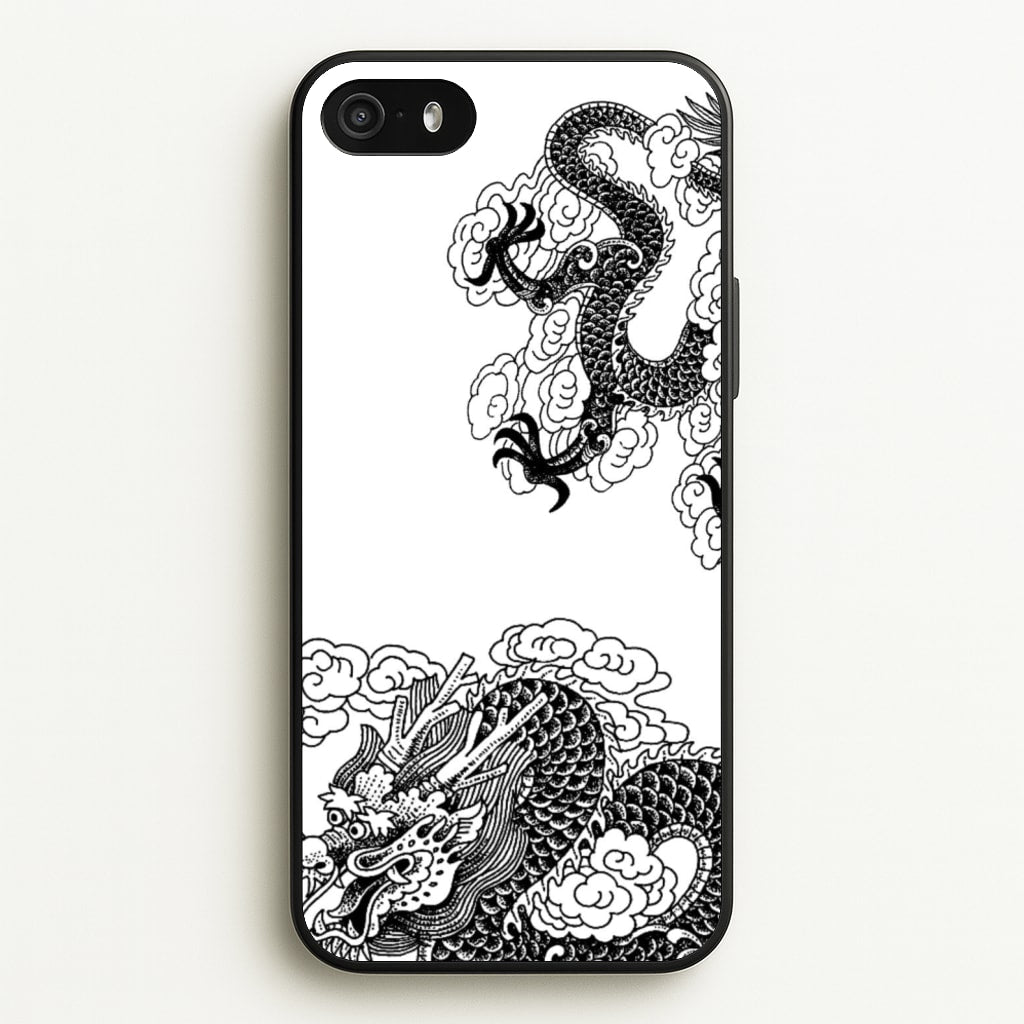 Black Dragon - Dragon Phone Case for iPhone 5 / 5s / SE 2016
