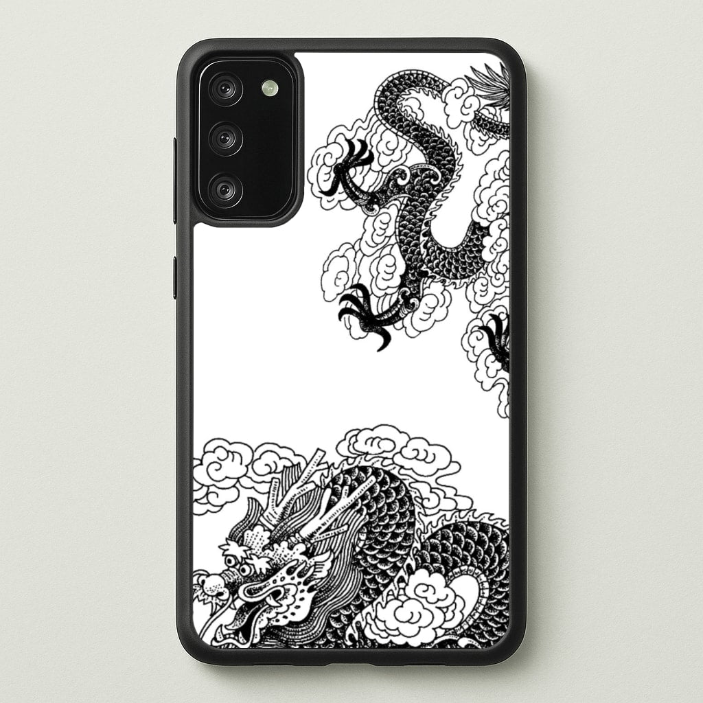Black Dragon - Dragon Phone Case for Galaxy S20
