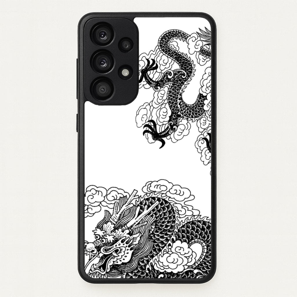 Black Dragon - Dragon Phone Case for Galaxy A53