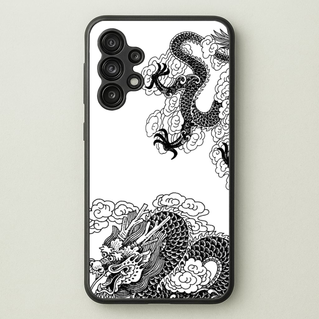 Black Dragon - Dragon Phone Case for Galaxy A13