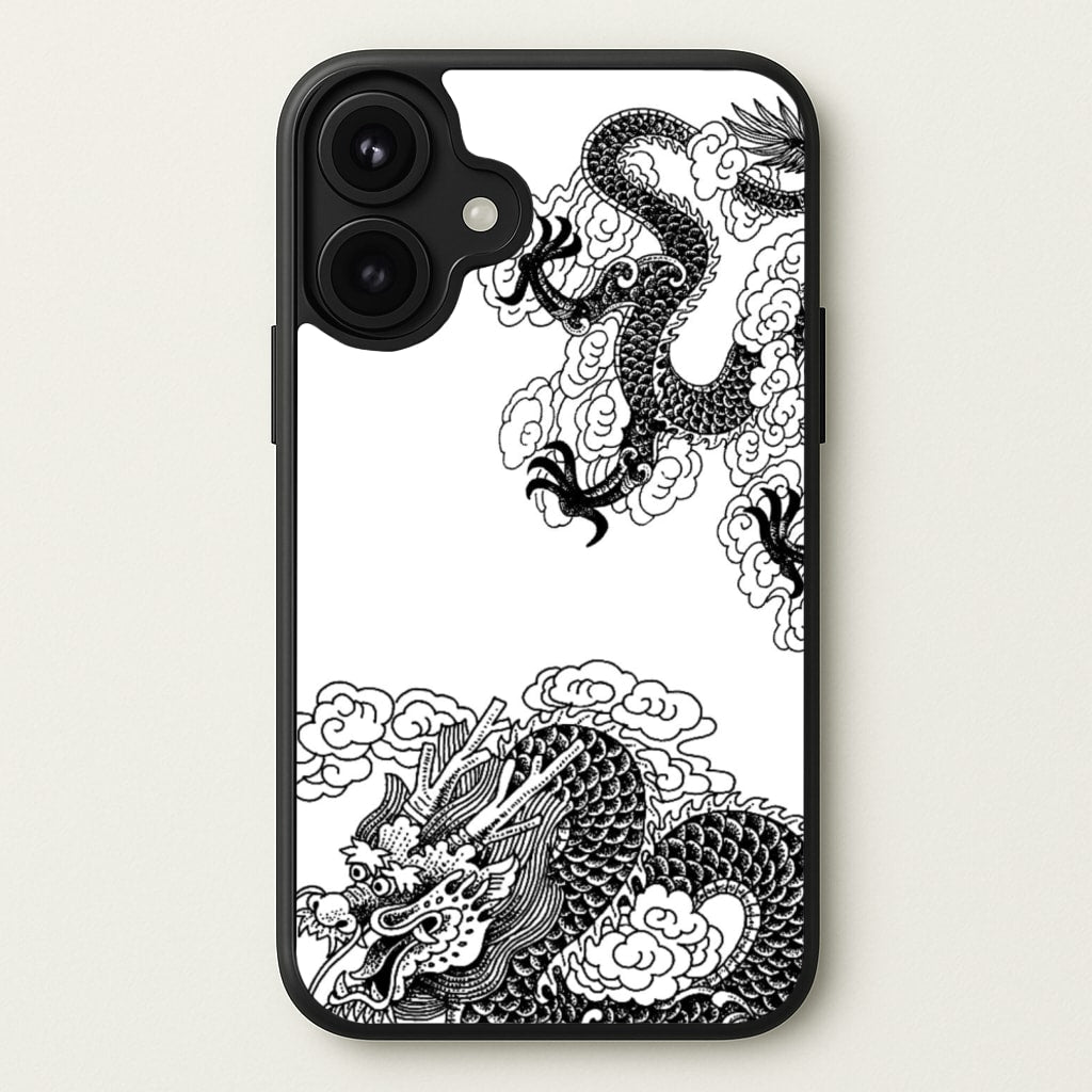 Black Dragon Phone Case for iPhone 17