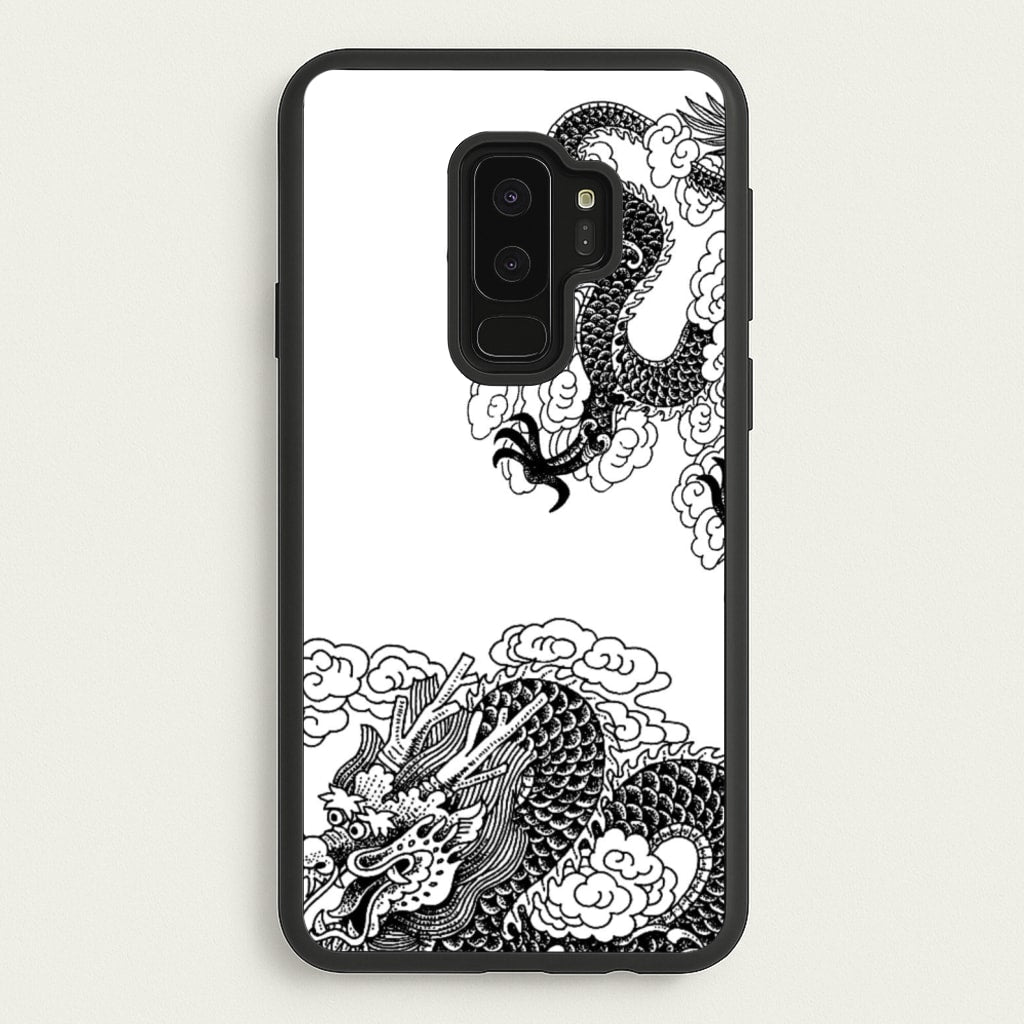 Black Dragon - Dragon Phone Case for Galaxy S9 Plus