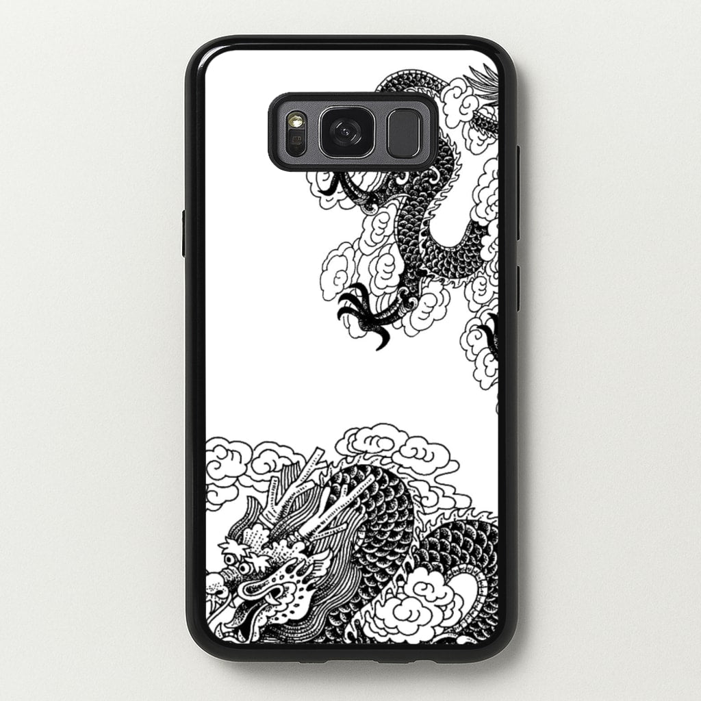 Black Dragon - Dragon Phone Case for Galaxy S8