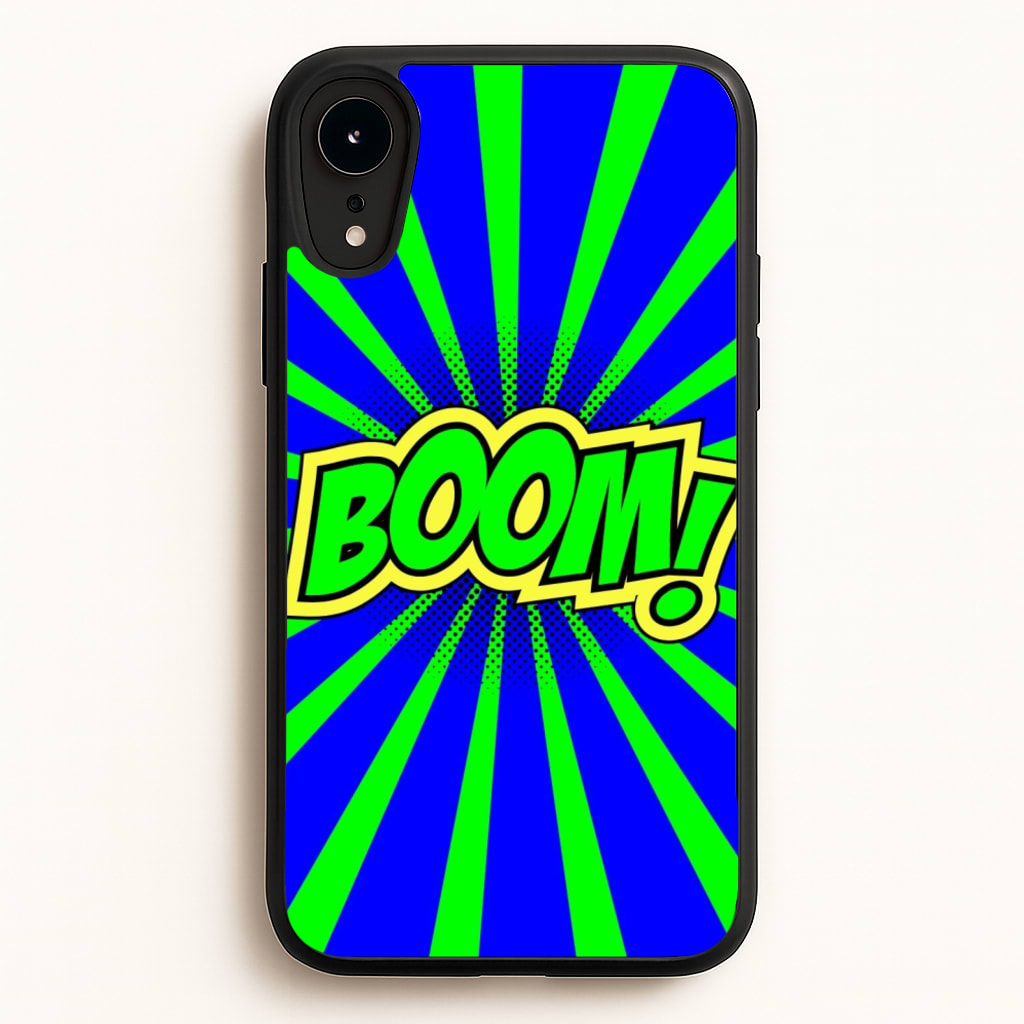 Boom - Pop Art - Pop Art Phone Case for iPhone XR