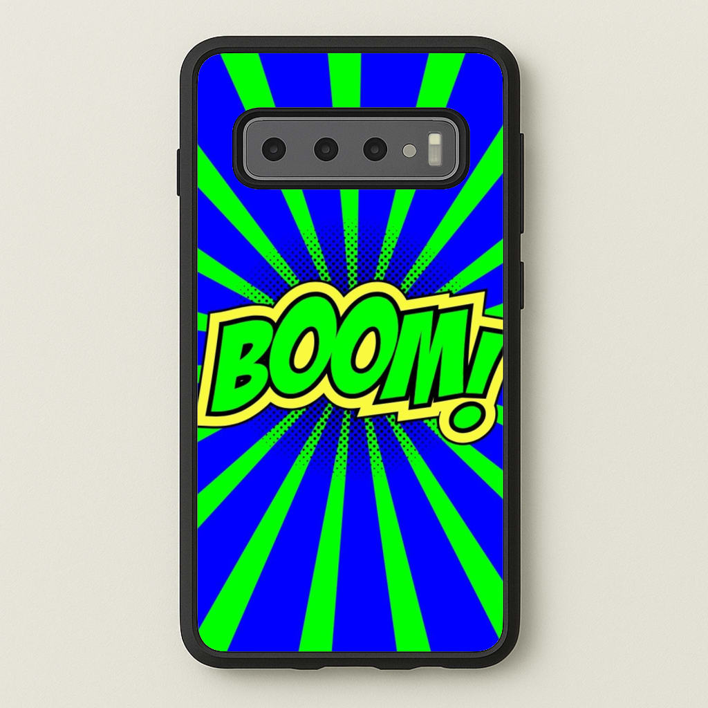 Boom - Pop Art - Pop Art Phone Case for Galaxy S10