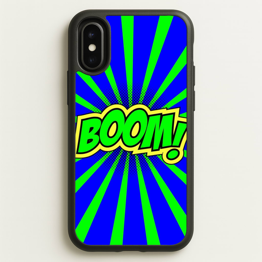 Boom - Pop Art - Pop Art Phone Case for iPhone X / XS