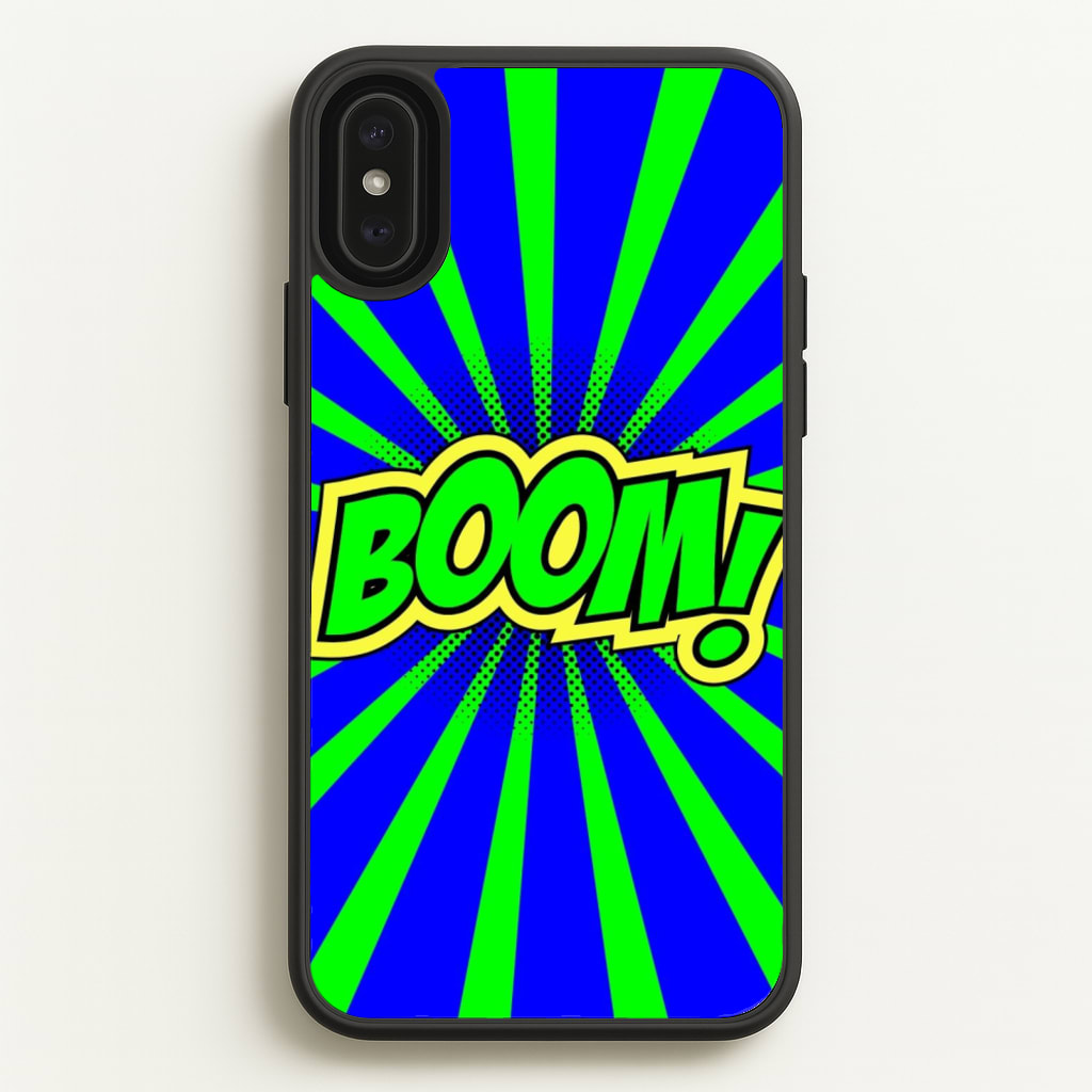 Boom - Pop Art - Pop Art Phone Case for iPhone XS Max