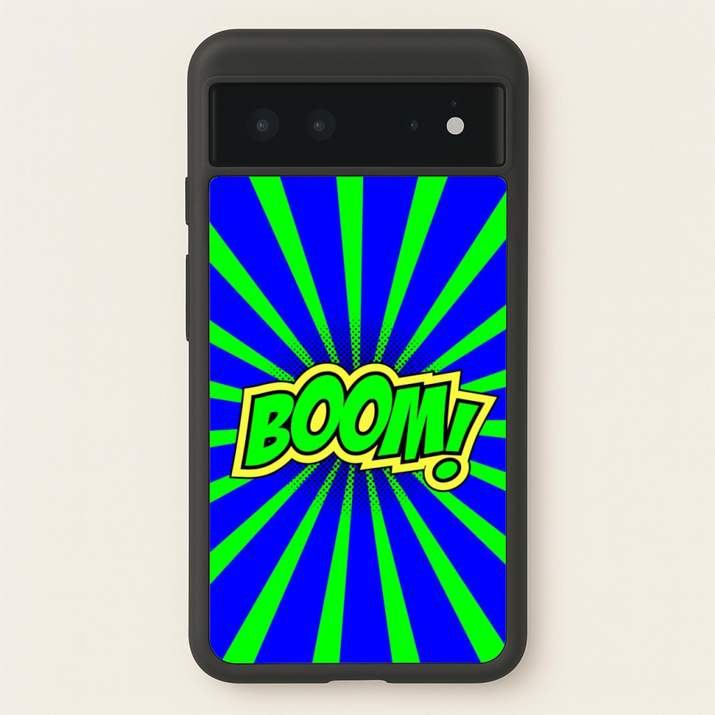 Boom - Pop Art - Pop Art Phone Case for Google Pixel 6