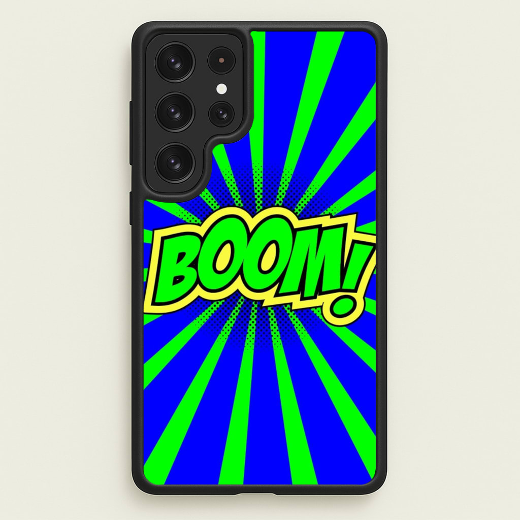Boom - Pop Art - Pop Art Phone Case for Galaxy S22 Ultra